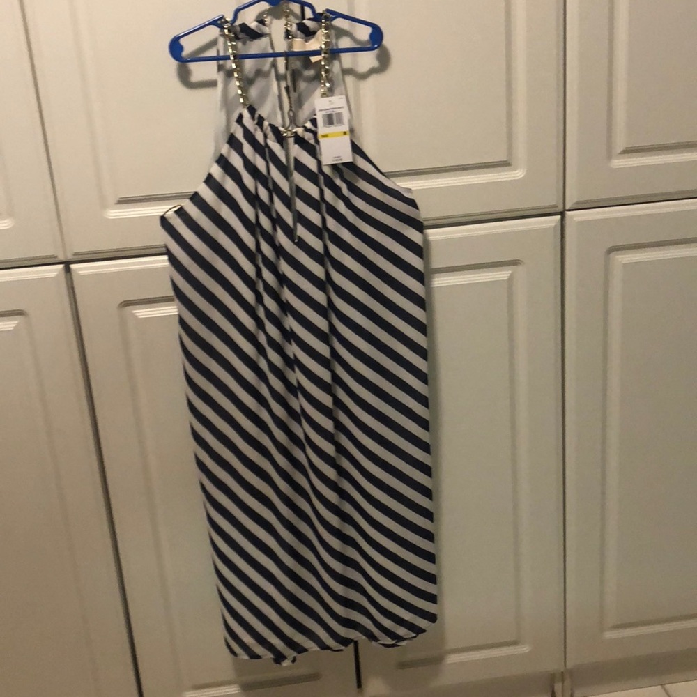 Michael Kors navy white dress